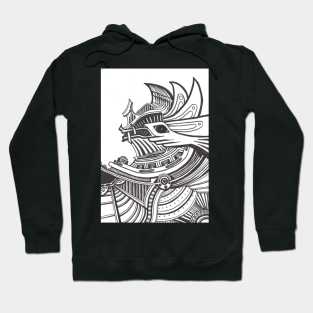 Tribal boar Hoodie